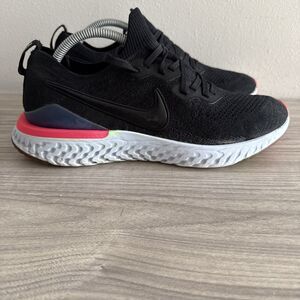 Nike Epic React Flyknit 2 Black Sapphire Hyper Pink BQ8928-003 Men’s Size 11